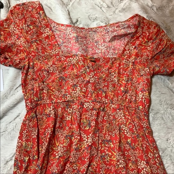 Floral mini dress - Picture 5 of 6